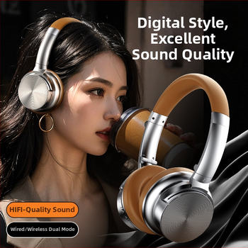 Retro bezdrôtové slúchadlá Bluetooth 5.3, dosah 10 m, stereo zvuk, potlačenie šumu, výdrž batérie 4–8 h