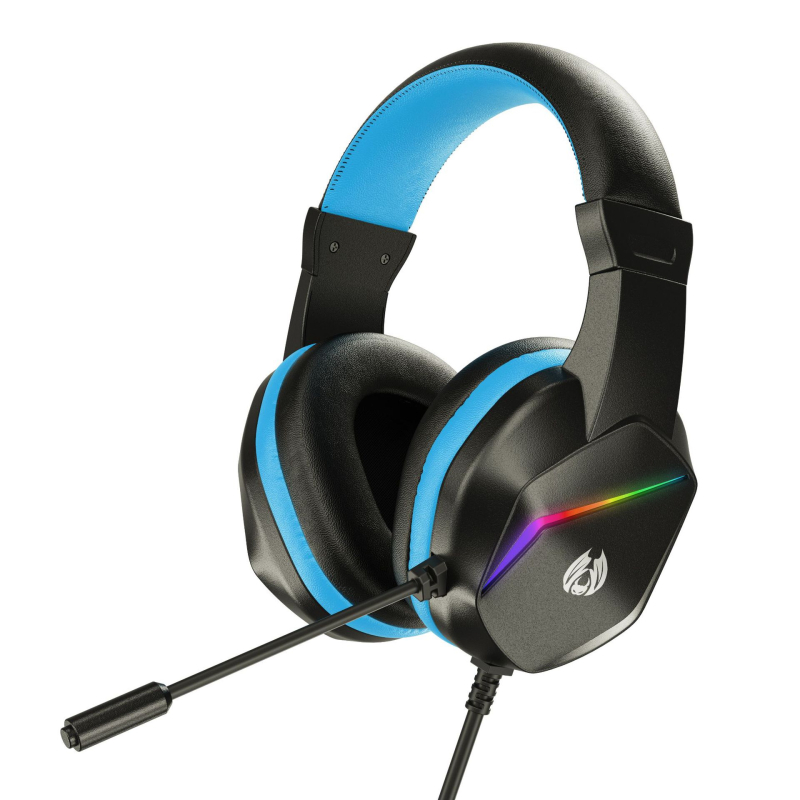 Căști gaming pentru PC desktop, cu fir, jack 3,5 mm, difuzoare de 40 mm, microfon încorporat, 20–20000 Hz