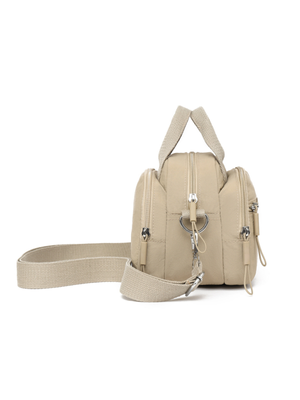 Geantă crossbody pentru femei, velur, formă ovală, închidere cu fermoar, compartimente interne: buzunar cu fermoar și buzunar pentru telefon, curea pe un umăr, stil urban simplu, pentru uz zilnic