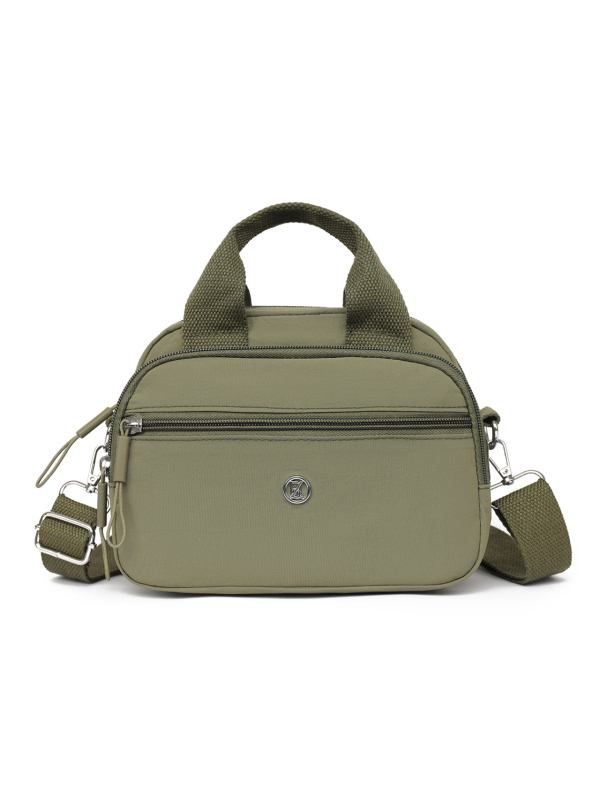 Geantă crossbody pentru femei, velur, formă ovală, închidere cu fermoar, compartimente interne: buzunar cu fermoar și buzunar pentru telefon, curea pe un umăr, stil urban simplu, pentru uz zilnic