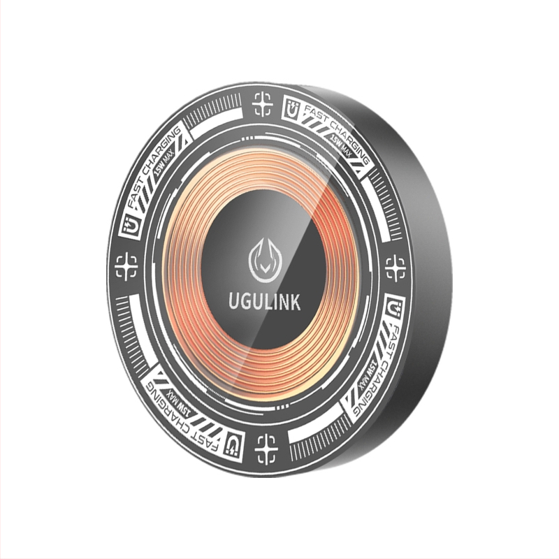 Alumíniumötvözetű három az egyben mágneses vezeték nélküli töltő Apple, Huawei és Android telefonokhoz, fülhallgatók és órák számára, 15W gyors töltés, 1,7A kimenet, Qi szabvány