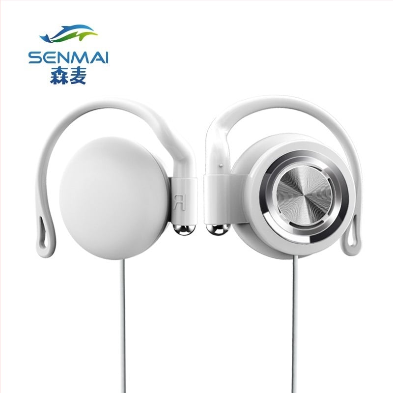 Vezetékes fülhallgató futáshoz – fülre akasztós kialakítás, 3,5 mm csatlakozó, érzékenység 96 dB/mW