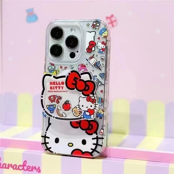 Držač telefona u obliku mačke za live streaming - akril, montiran u vozilo, model 01