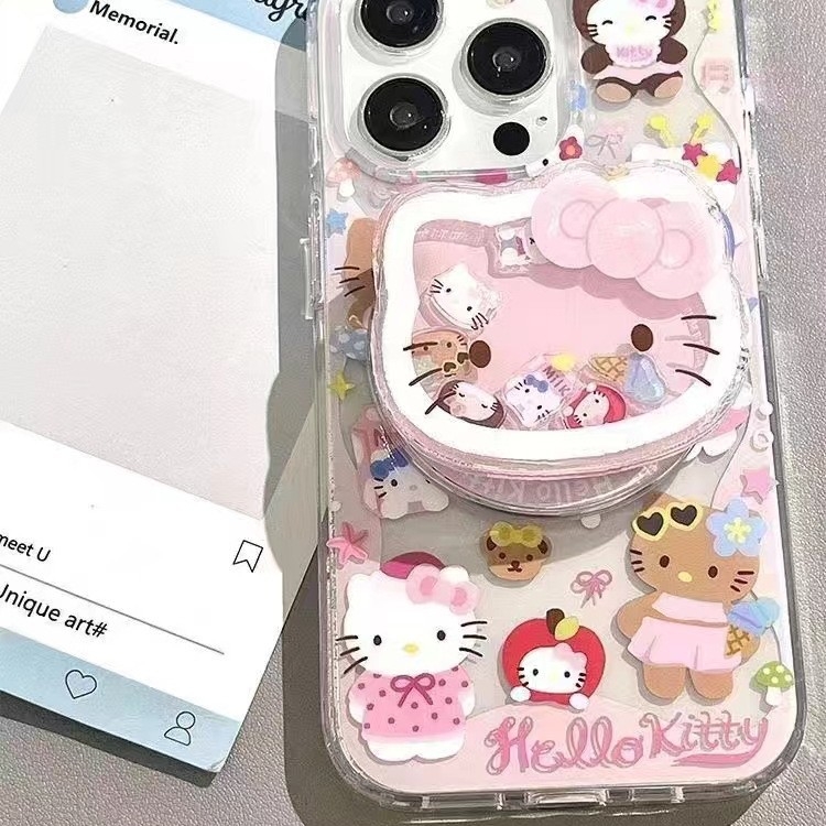 Držač telefona u obliku mačke za live streaming - akril, montiran u vozilo, model 01