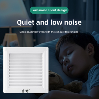 Fürdőszobai ventilátor elülső redőnyös, üvegablak stílus, 220 V, 15/18/25 W, mechanikus működtetés