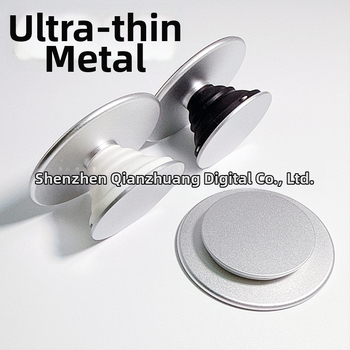 Snap-On magnetický stojan na telefón – ultra tenký, ABS + TPU, silný magnet, kovová skriňa; na stolné použitie a selfie