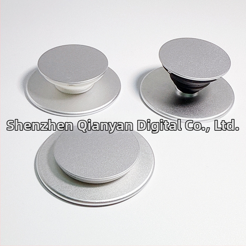 Snap-On magnetický stojan na telefón – ultra tenký, ABS + TPU, silný magnet, kovová skriňa; na stolné použitie a selfie