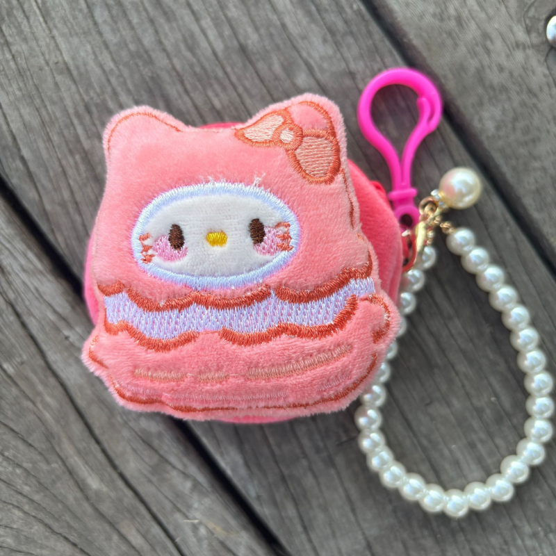 Монетник с аниме карикатура, свеж стил, унисекс, полиестер, за монети и слушалки