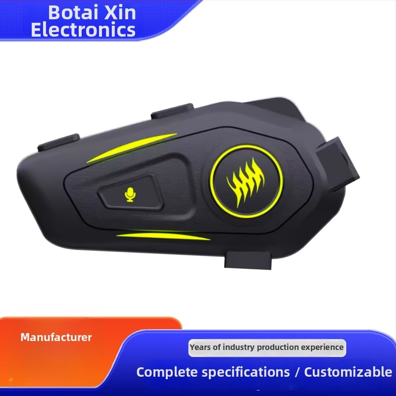 DAIRLE Bluetooth headset για κράνος μοτοσικλέτας — ασύρματο στερεο ήχος, IPX7 αδιάβροχο, αυτονομία μπαταρίας >8 ώρες, τοποθέτηση στο κράνος, Bluetooth 5.0