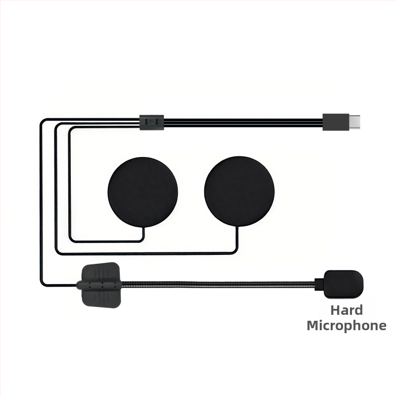 DAIRLE Bluetooth headset για κράνος μοτοσικλέτας — ασύρματο στερεο ήχος, IPX7 αδιάβροχο, αυτονομία μπαταρίας >8 ώρες, τοποθέτηση στο κράνος, Bluetooth 5.0