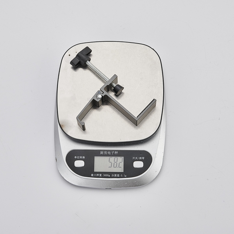 Сгъваема кука за ръба на бюрото, алуминиева сплав, единична кука, без пробиване, фиксиран прът, носимост до 5 кг, пусната през 2025 г.