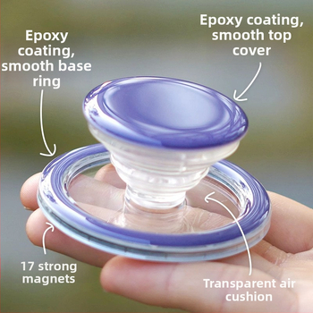 Teleskopický magnetický držiak na telefón, stolný stojan z akrylu, otočný