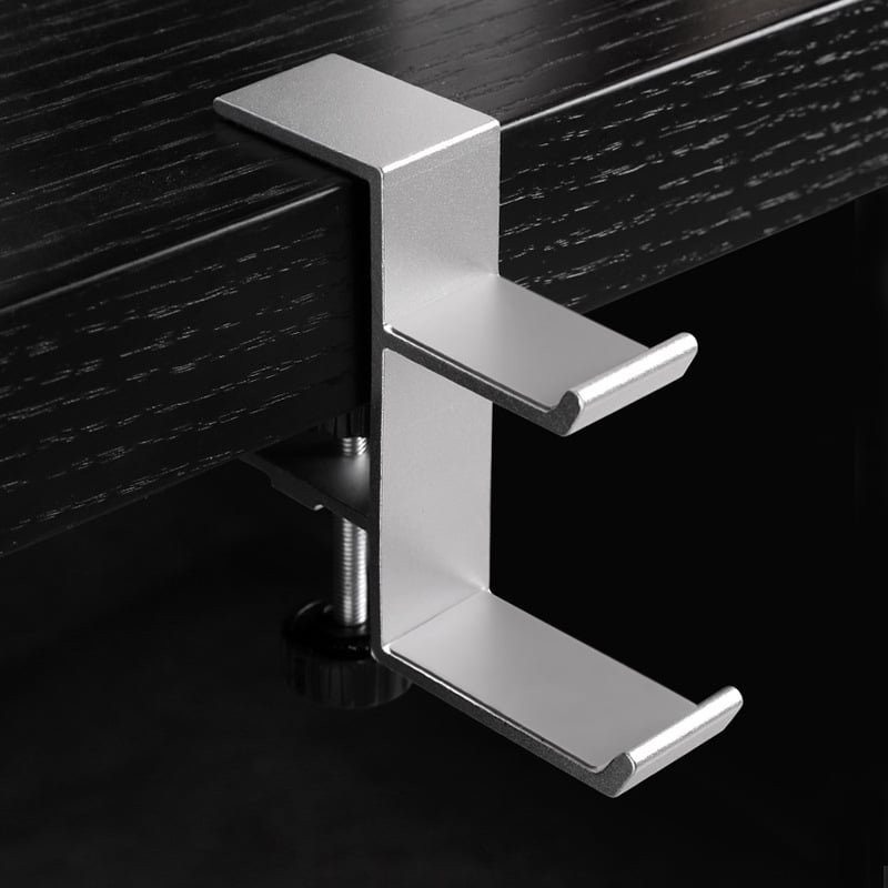 Galda austiņu statīvs no alumīnija sakausējuma un silikona, modelis Z20/Z21, saderīgs ar ausu austiņām, uzglabāšanai (Tips: Galda statīvs; Materiāls: Alumīnija sakausējums + silikons; Modelis: Z20/Z21; Saderība: Ausu austiņas; Funkcija: Uzglabāšana)