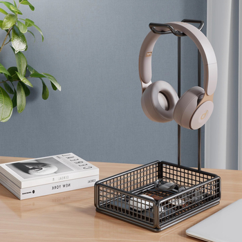 Austiņu statīvs un spēļu kontroles statīvs – 2-in-1 uz datora galda, modelis 2290832415406948992, daudzfunkcionāls