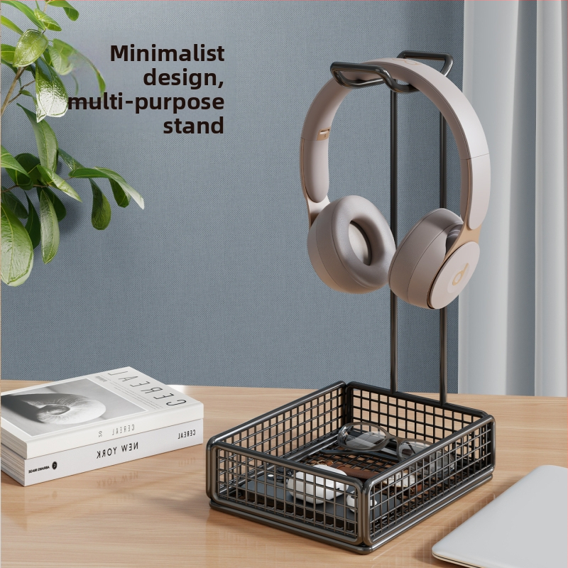 Austiņu statīvs un spēļu kontroles statīvs – 2-in-1 uz datora galda, modelis 2290832415406948992, daudzfunkcionāls