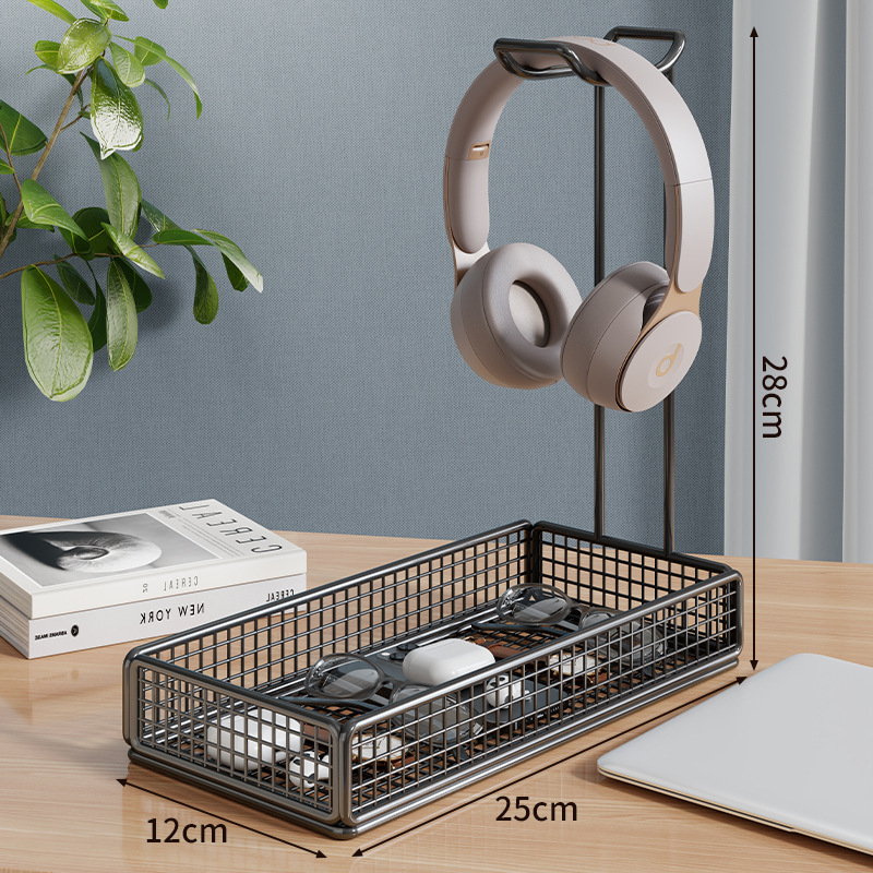 Austiņu statīvs un spēļu kontroles statīvs – 2-in-1 uz datora galda, modelis 2290832415406948992, daudzfunkcionāls