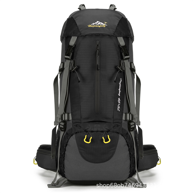 Раница за планински туризъм, водоотблъскващ нейлон, дишаща и износоустойчива, унисекс, голяма вместимост