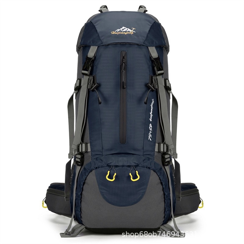 Раница за планински туризъм, водоотблъскващ нейлон, дишаща и износоустойчива, унисекс, голяма вместимост