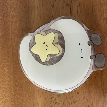 Suport Snap-on magnetic MagSafe pentru telefon, universal, acrilic, design lună și stele, pentru noptiere