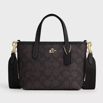 Mini PU tote táska cipzárral, függőleges négyzet alakú, laminált belső zseb cipzárral, szintetikus bőr bélés