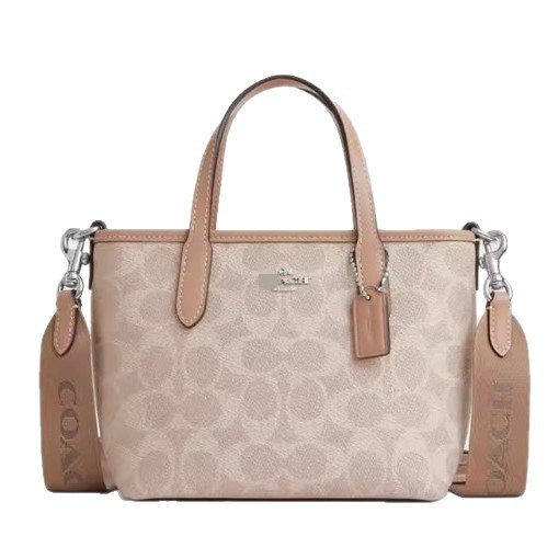 Mini PU tote táska cipzárral, függőleges négyzet alakú, laminált belső zseb cipzárral, szintetikus bőr bélés