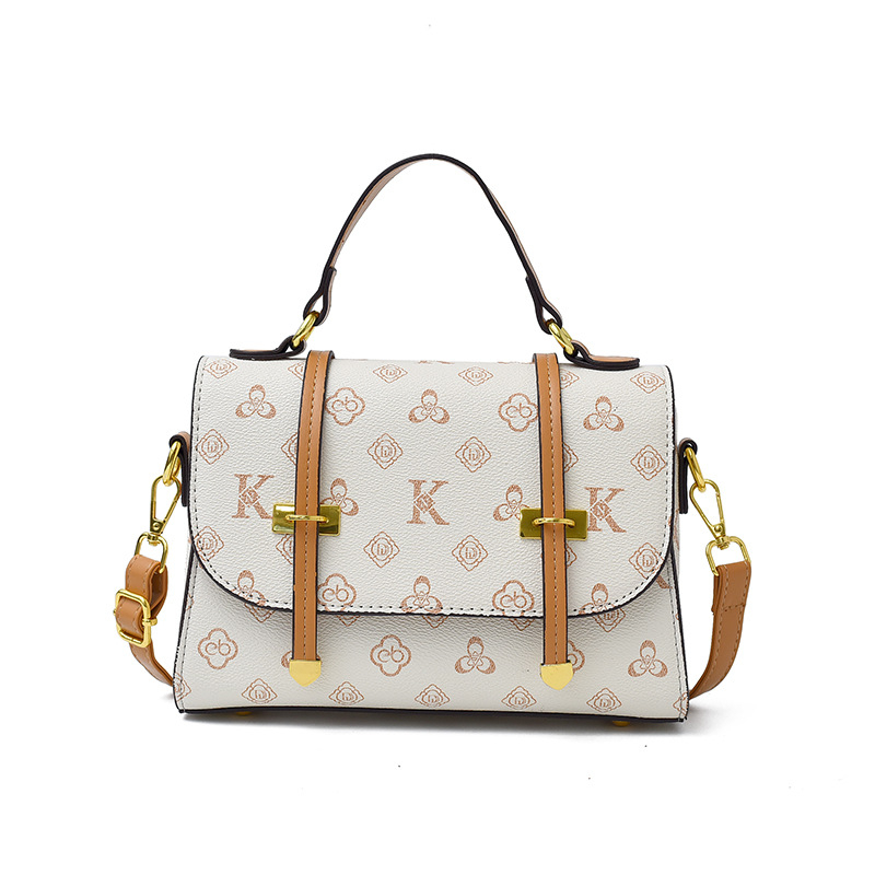 PU anyagú crossbody női táska, városi egyszerű stílus, horizontális négyzet alakú forma, fedél típusú zárás.