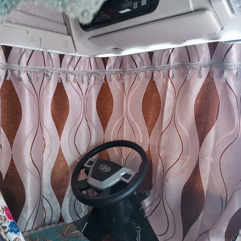 Tehergépkocsi kabinjának ablakfüggönyei – Wan Che Li, árnyékoló vászon, csúszó és kinyúló, magánélet védelem és napvédelem, légáteresztő anyag