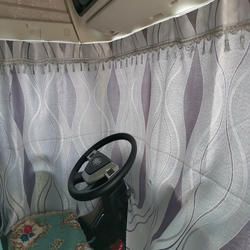 Tehergépkocsi kabinjának ablakfüggönyei – Wan Che Li, árnyékoló vászon, csúszó és kinyúló, magánélet védelem és napvédelem, légáteresztő anyag