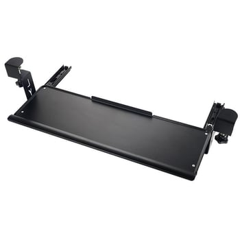 Ράφι πληκτρολογίου με στήριξη κάτω από το γραφείο, μοντέλο E-70, μοντέρνος μινιμαλισμός, χωρίς οπές