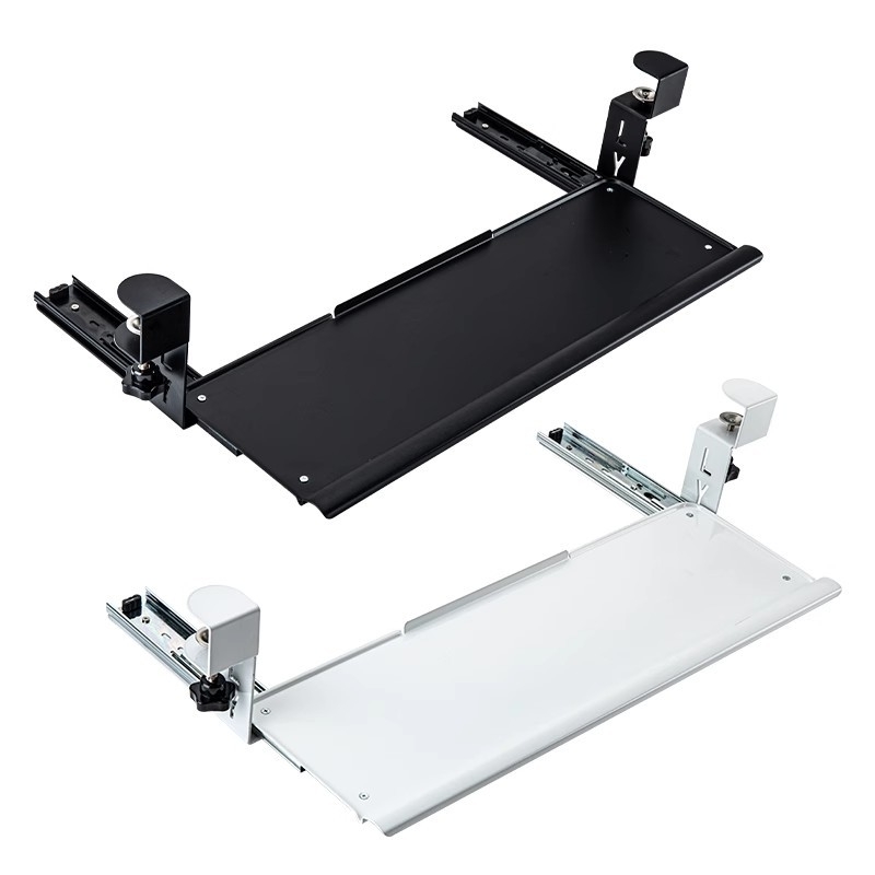 Βάση πληκτρολογίου κάτω από το γραφείο με επεκτεινόμενη ράγα ολίσθησης, χωρίς διάτρηση; Υλικό: χάλυβας ψυχρής έλασης; Μοντέλο: 135; Στυλ: σύγχρονο μινιμαλιστικό; Μάρκα: Huibaili hardware