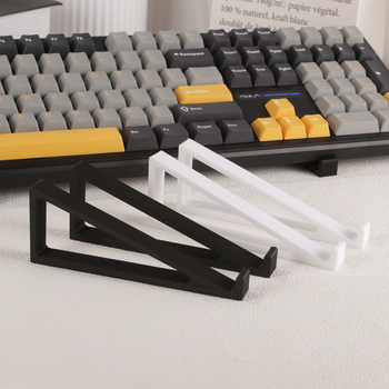 Billentyűzetmagasságot növelő tartó, műanyag, egyszerű és modern stílus, injekciós öntéses kivitel, több szögű állítás