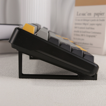 Billentyűzetmagasságot növelő tartó, műanyag, egyszerű és modern stílus, injekciós öntéses kivitel, több szögű állítás