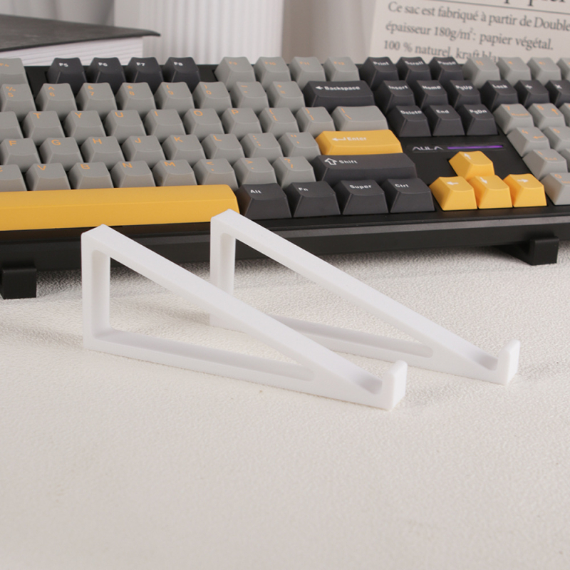 Billentyűzetmagasságot növelő tartó, műanyag, egyszerű és modern stílus, injekciós öntéses kivitel, több szögű állítás