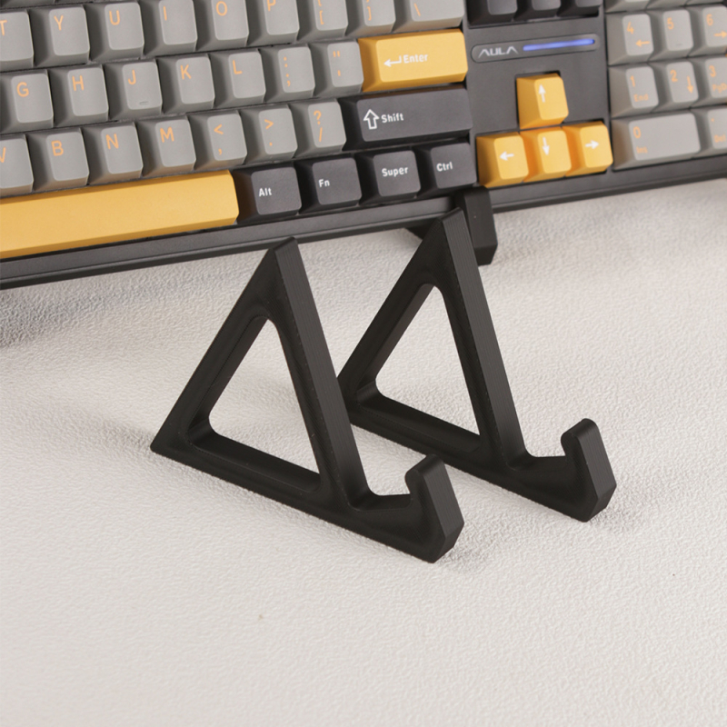 Billentyűzetmagasságot növelő tartó, műanyag, egyszerű és modern stílus, injekciós öntéses kivitel, több szögű állítás