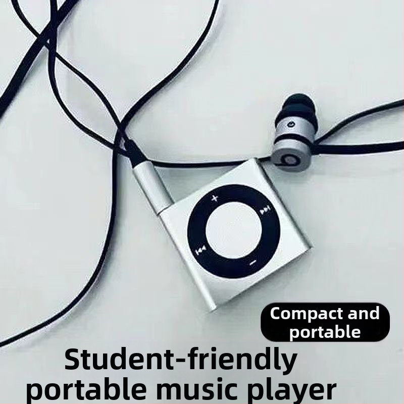Mini prenosný MP3 prehrávač pre študentov - MP3 prehrávanie, anglické počúvanie, bez rozširovacej karty