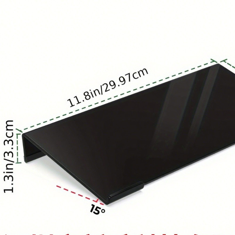 Geve akril billentyűzet állvány – átlátszó kijelzőtartó, magasság növelő és függő tartó, asztali használatra, modell 4, 250 g