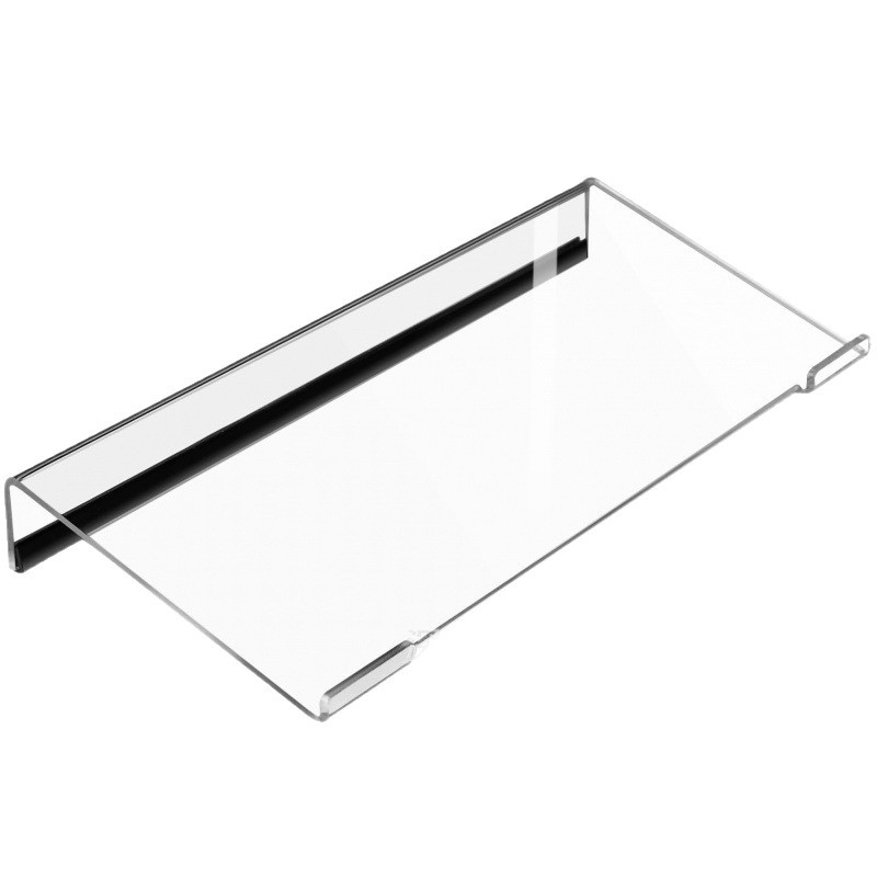 Geve akril billentyűzet állvány – átlátszó kijelzőtartó, magasság növelő és függő tartó, asztali használatra, modell 4, 250 g