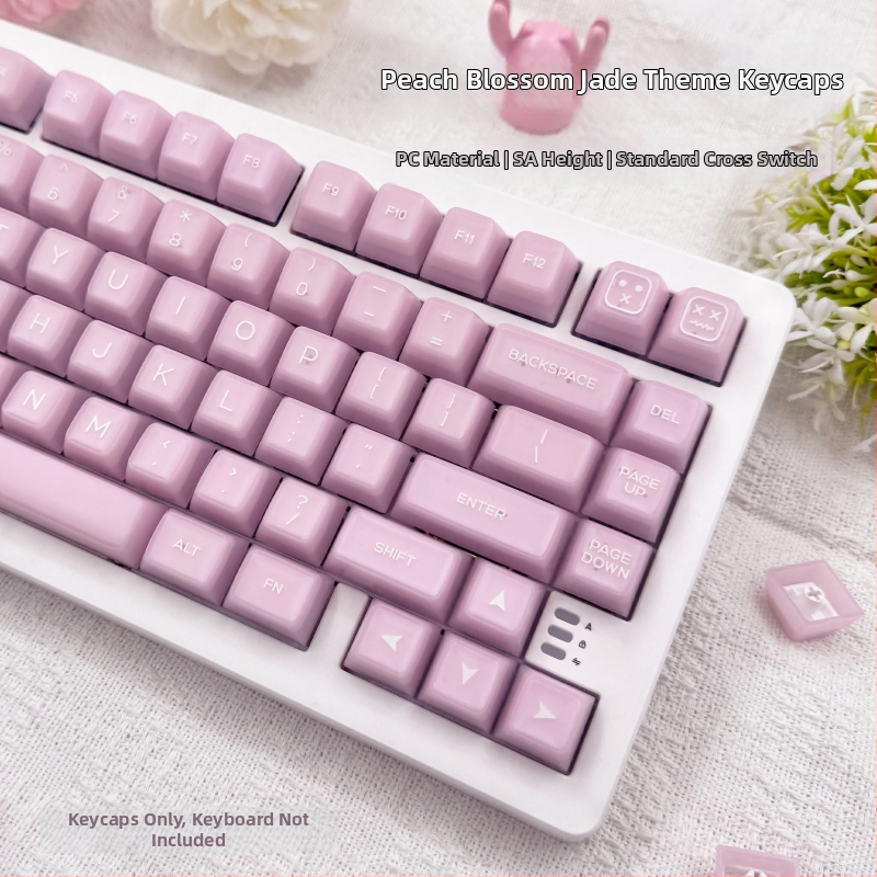 Keycaps mehāniska tastatūrai, PbTs materiāls, universāla saderība, privāta zīmola, svars 420 g
