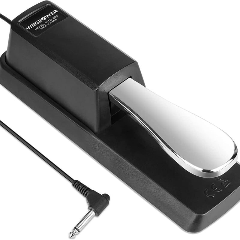 INNOIO PL-002 Πεντάλ Διατήρησης για Πιάνο και MIDI Πληκτρολόγιο — Υλικά ABS και Μέταλλο, Αξεσουάρ για Ηλεκτρονικά Μουσικά Όργανα