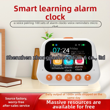 Pametni budilnik za rano obrazovanje s LCD zaslonom, Wi-Fi, MP3 reprodukcija, emocionalna interakcija i dodirni senzor