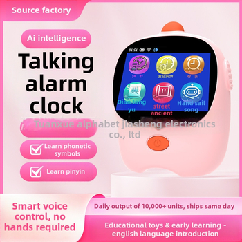 Pametni budilnik za rano obrazovanje s LCD zaslonom, Wi-Fi, MP3 reprodukcija, emocionalna interakcija i dodirni senzor
