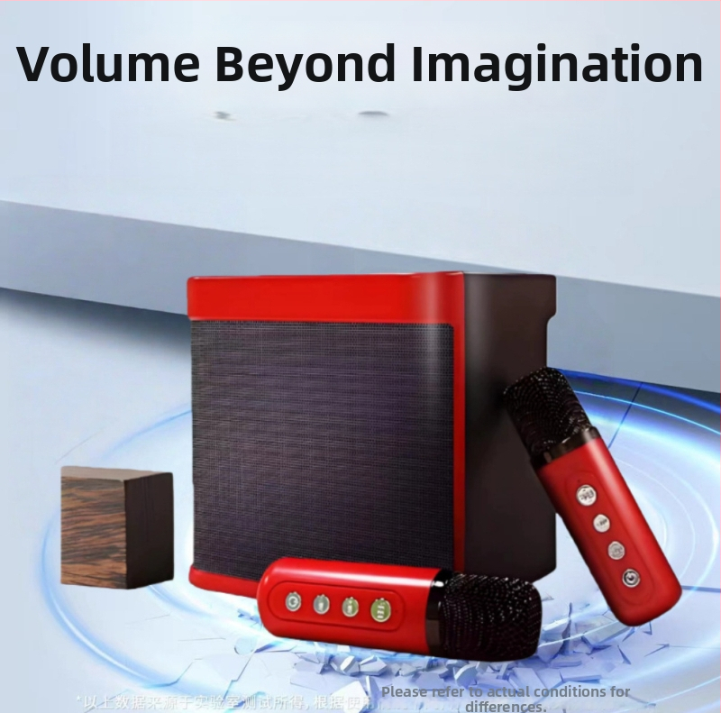 Karaoke Bluetooth skaļrunis Ys203 ar 5.1 kanālu 3D Surround skaņu, MP3 atskaņošana caur USB/TF, 6 stundu darbība