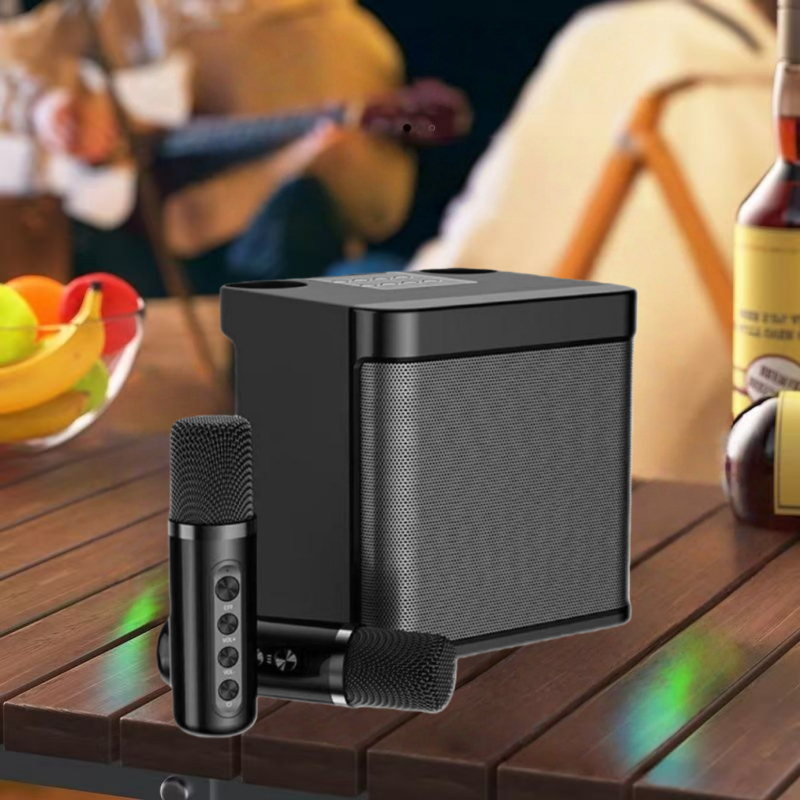 Karaoke Bluetooth skaļrunis Ys203 ar 5.1 kanālu 3D Surround skaņu, MP3 atskaņošana caur USB/TF, 6 stundu darbība