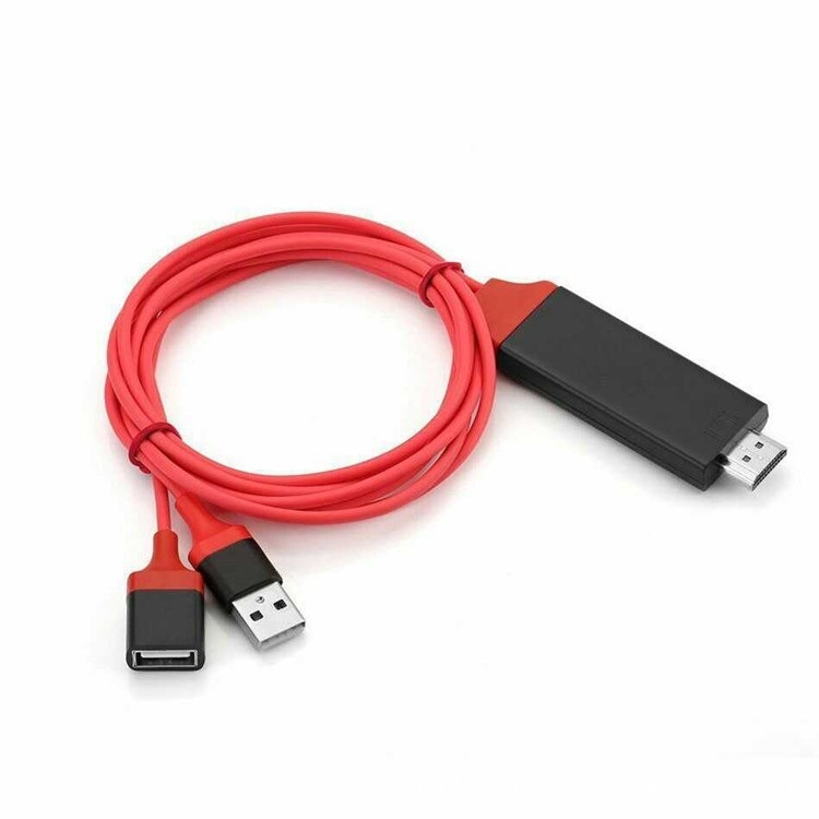 Adaptor Type-C la HDMI pentru oglindire ecran HDTV, ieșire 1080p, interfață HDMI, intrare USB-C, proiecție ecran fără fir, suport iOS/Android/Windows
