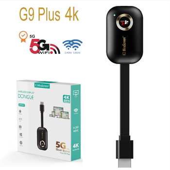 HDMI-s kimenetű vezeték nélküli képernyővetítés dongle, 1920x1080, AM8272 processzor, G9P modell, 5G WiFi
