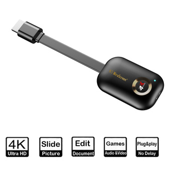 HDMI-s kimenetű vezeték nélküli képernyővetítés dongle, 1920x1080, AM8272 processzor, G9P modell, 5G WiFi