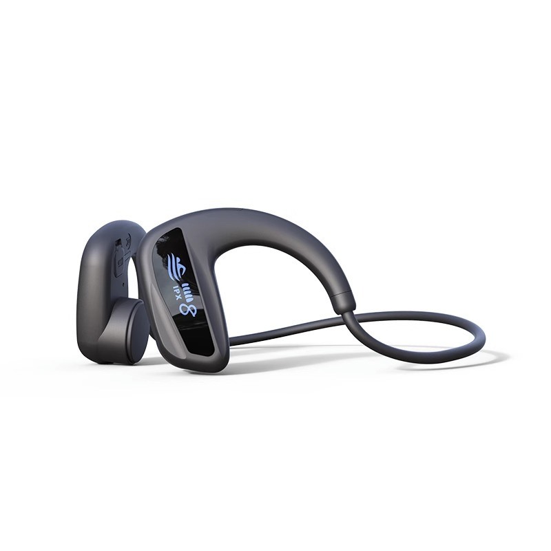 Căști cu conductie osoasă Bluetooth, IPX8 rezistente la apă, rază de 10 m, autonomie peste 8 ore, Bluetooth 5.4