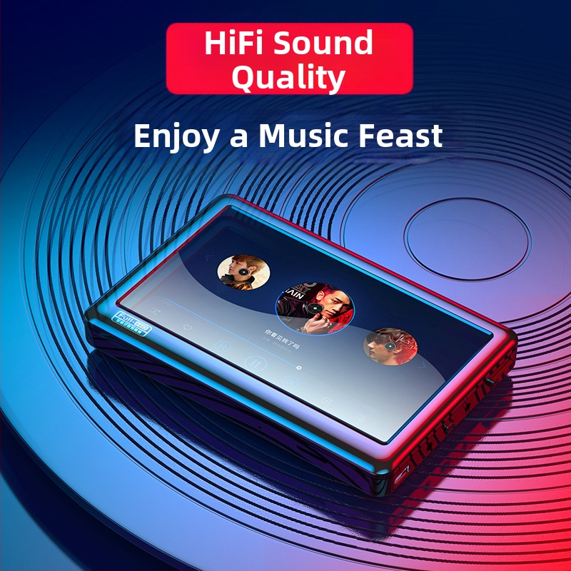 Prenosný MP5 prehrávač s Bluetooth, s plnou obrazovkou, 128 MB pamäťou, 480p výstupom a prehrávaním MP4/MP3.