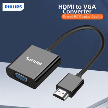 HDMI na VGA adaptér s audio, Philips model SWR1620A/93, 0.15 m kábel s medeným jadrom