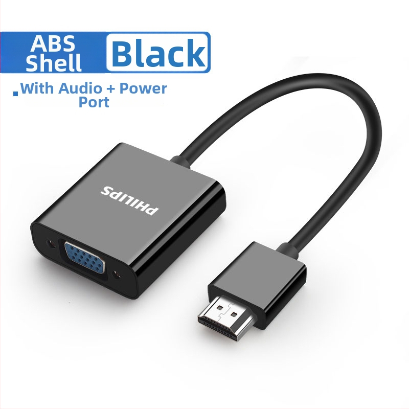 HDMI na VGA adaptér s audio, Philips model SWR1620A/93, 0.15 m kábel s medeným jadrom